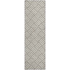 Luxury Washable Indoor/Outdoor The Reserve Taupe 2'3" x 7'6" Runner Rug