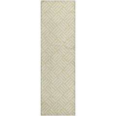 Luxury Washable Indoor/Outdoor The Reserve Wheat 2'3" x 7'6" Runner Rug
