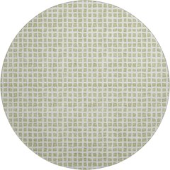 Luxury Washable Indoor/Outdoor The Reserve Aloe 8' x 8' Round Rug
