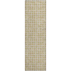 Luxury Washable Indoor/Outdoor The Reserve Gold 2'3" x 7'6" Runner Rug