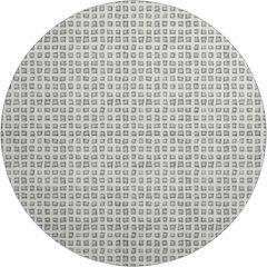 Luxury Washable Indoor/Outdoor The Reserve Gray 8' x 8' Round Rug
