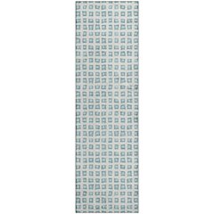 Luxury Washable Indoor/Outdoor The Reserve Teal 2'3" x 7'6" Runner Rug