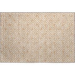 Luxury Washable Indoor/Outdoor The Reserve Copper 1'8" x 2'6" Rug
