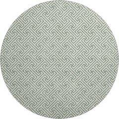 Luxury Washable Indoor/Outdoor The Reserve Sage 8' x 8' Round Rug