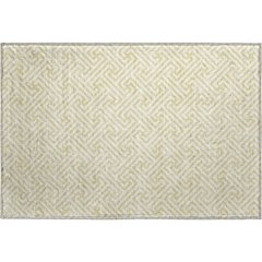 Luxury Washable Indoor/Outdoor The Reserve Wheat 1'8" x 2'6" Rug