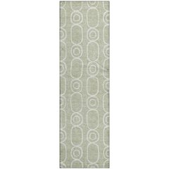 Luxury Washable Indoor/Outdoor The Reserve Celery 2'3" x 7'6" Runner Rug
