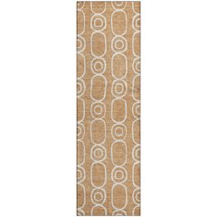 Luxury Washable Indoor/Outdoor The Reserve Copper 2'3" x 7'6" Runner Rug