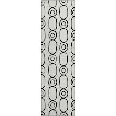 Luxury Washable Indoor/Outdoor The Reserve Ivory 2'3" x 7'6" Runner Rug