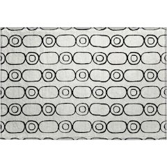 Luxury Washable Indoor/Outdoor The Reserve Ivory 1'8" x 2'6" Rug