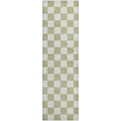 Luxury Washable Indoor/Outdoor The Reserve Aloe 2'3" x 7'6" Runner Rug