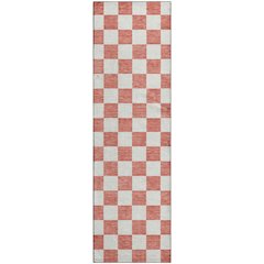 Luxury Washable Indoor/Outdoor The Reserve Coral 2'3" x 7'6" Runner Rug