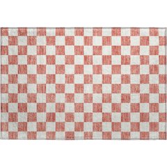 Luxury Washable Indoor/Outdoor The Reserve Coral 1'8" x 2'6" Rug
