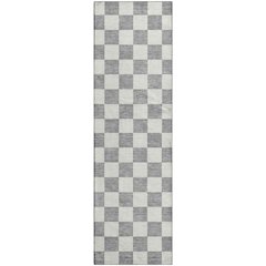 Luxury Washable Indoor/Outdoor The Reserve Gray 2'3" x 7'6" Runner Rug