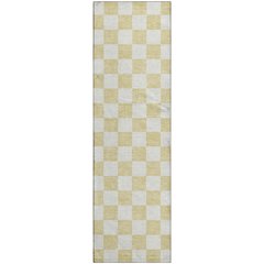 Luxury Washable Indoor/Outdoor The Reserve Wheat 2'3" x 7'6" Runner Rug