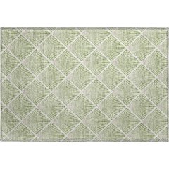 Luxury Washable Indoor/Outdoor The Reserve Aloe 1'8" x 2'6" Rug