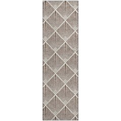 Luxury Washable Indoor/Outdoor The Reserve Brown 2'3" x 7'6" Runner Rug