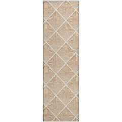 Luxury Washable Indoor/Outdoor The Reserve Copper 2'3" x 7'6" Runner Rug