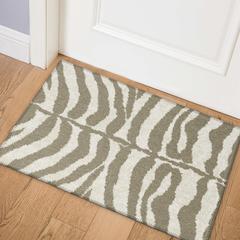 Safari Taupe Animal Animal Print 1'8" x 2'6" Accent Rug Taupe ASF31