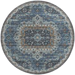 Tuscany TU4 Blue 10' x 10' Rug