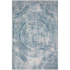 Indoor/Outdoor Sedona SN7 Indigo Washable 10' x 14' Rug