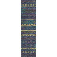 Indoor/Outdoor Sedona SN10 Ink Washable 2'3" x 7'6" Runner Rug