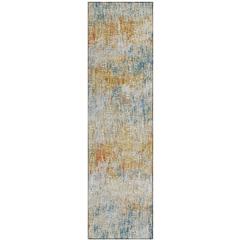 Indoor/Outdoor Accord AAC31 Gilded Washable 2'3" x 7'6" Runner Rug