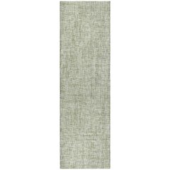 Luxury Washable Voyage VY1 Green 2'3" x 7'6" Runner Rug