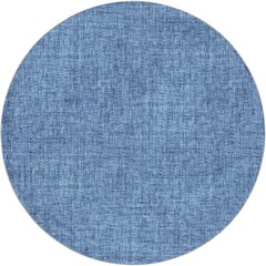 Luxury Washable Voyage VY1 Blue 8' x 8' Rug