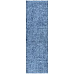 Luxury Washable Voyage VY1 Blue 2'3" x 7'6" Runner Rug