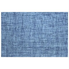 Luxury Washable Voyage VY1 Blue 1'8" x 2'6" Rug