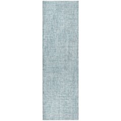 Luxury Washable Voyage VY1 Blue 2'3" x 7'6" Runner Rug