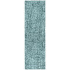 Luxury Washable Voyage VY1 Teal 2'3" x 7'6" Runner Rug
