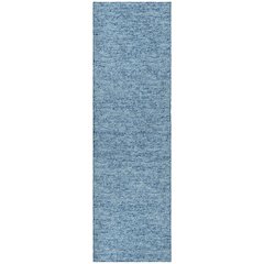 Luxury Washable Voyage VY2 Blue 2'3" x 7'6" Runner Rug
