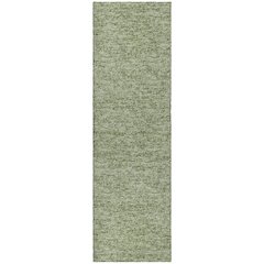 Luxury Washable Voyage VY2 Green 2'3" x 7'6" Runner Rug