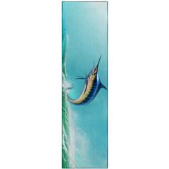 Indoor/Outdoor Harpswell AHP32 Blue Washable 2'3" x 7'6" Runner Rug