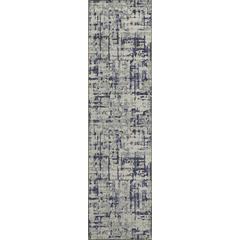 Brisbane BR5 Eggplant 2'3" x 7'6" Runner Rug