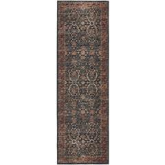 Jericho JC1 Charcoal 2'6" x 8' Runner Rug