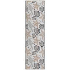 Indoor/Outdoor Surfside ASR34 Fog Washable 2'3" x 7'6" Runner Rug