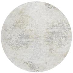 Indoor/Outdoor Accord AAC35 Ivory Washable 8' x 8' Round Rug