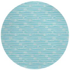 Indoor/Outdoor Harpswell AHP37 Shoreline Washable 8' x 8' Round Rug