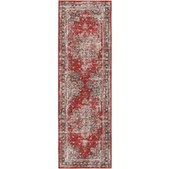 Jericho JC6 Garnet 2'6" x 8' Runner Rug