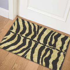 Safari Gilded Animal Animal Print 1'8" x 2'6" Accent Rug Gilded ASF31