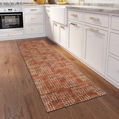 Eleanor Canyon Contemporary Geometric 2'3" x 7'6" Runner Rug Canyon AER31