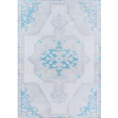 Traditional Runner Area Rug, Grey, 2'3" X 7'6" Runner