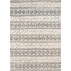 Contemporary Runner Area Rug, Ivory, 2'3" X 8' Runner