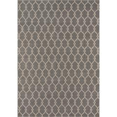 Contemporary Rectangle Area Rug, Grey, 2'3" X 4'6"