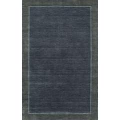 Contemporary Rectangle Area Rug, Blue, 3'6" X 5'6"