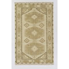 Traditional Rectangle Area Rug, Natural, 2' X 3'