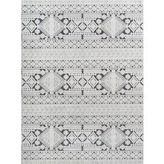 Traditional Runner Area Rug, Charcoal, 2'3" X 7'6" Runner