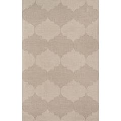 Contemporary Rectangle Area Rug, Beige, 3'6" X 5'6"